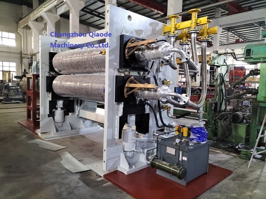 Полиэстер использования машины календаря ткани 520×2220