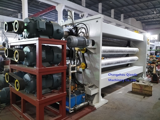 3 использование машины 520×3700 календаря крена сделало по образцу Nonwoven пакет ткани